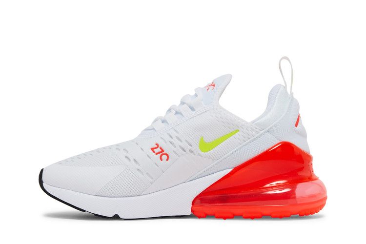 Nike Wmns Air Max 270 'White Bright Crimson Volt'