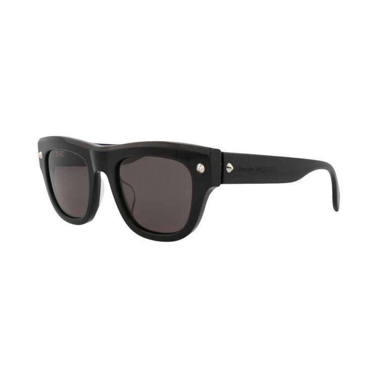 Alexander McQueen Square Sunglasses 'Black/Grey'