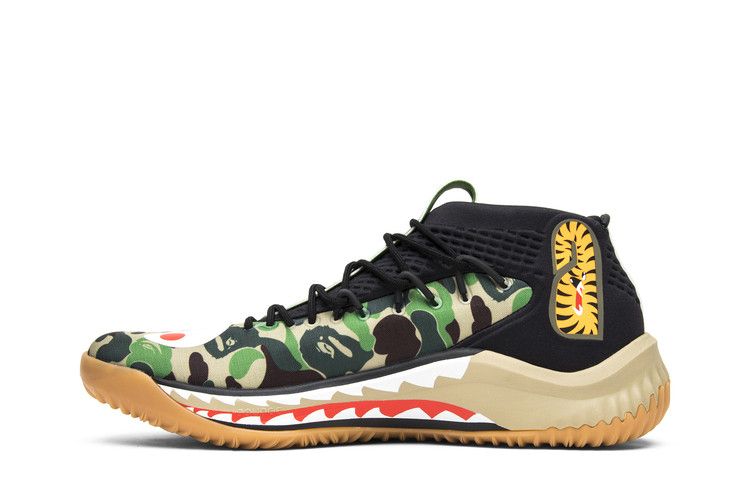 A Bathing Ape x adidas Dame 4 'Green Camo'