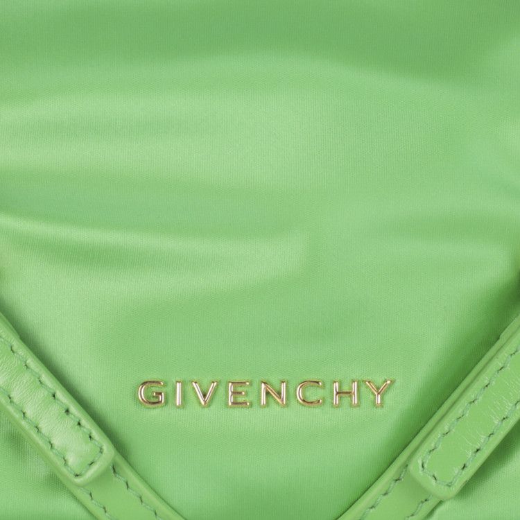 Givenchy Mini Voyou Satin Party Shoulder Bag 'Absynthe Green'