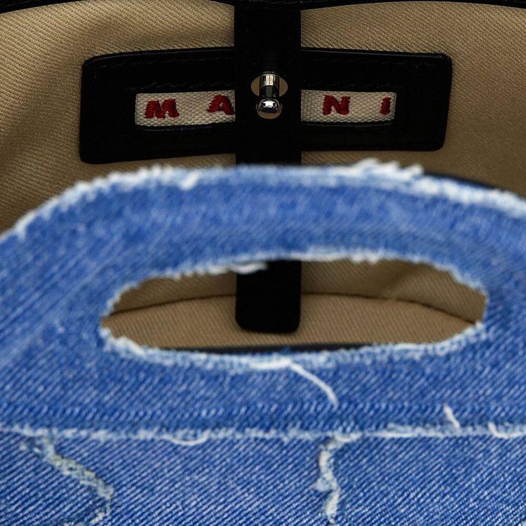 Marni Denim Micro Handbag 'Cobalt'
