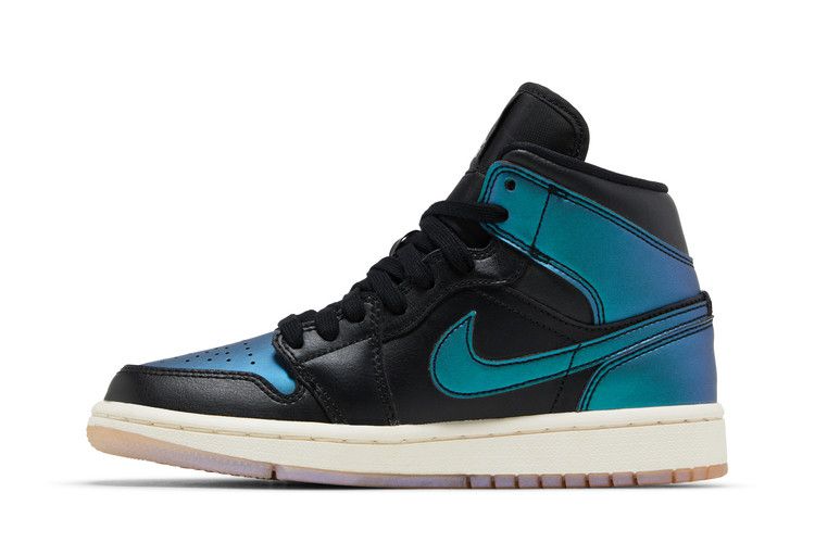 Wmns Air Jordan 1 Mid 'Metallic Turquoise'