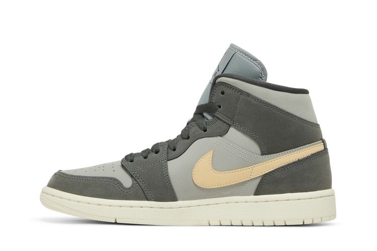 Wmns Air Jordan 1 Mid 'Iron Grey Onyx'