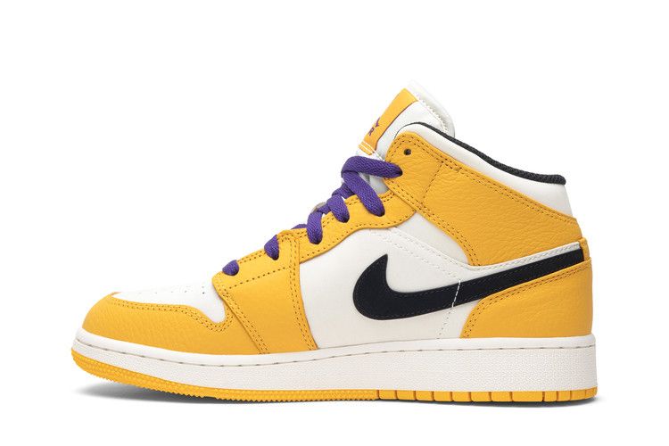 Air Jordan 1 Mid GS 'Lakers'