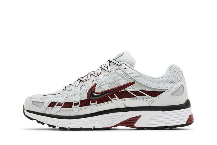 Nike P-6000 'Pure Platinum Team Red'