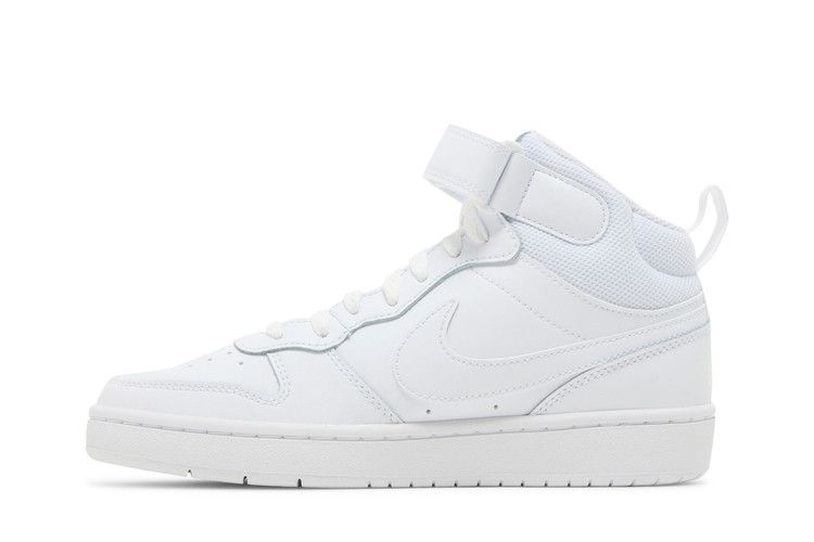 Nike Court Borough Mid 2 GS 'Triple White'