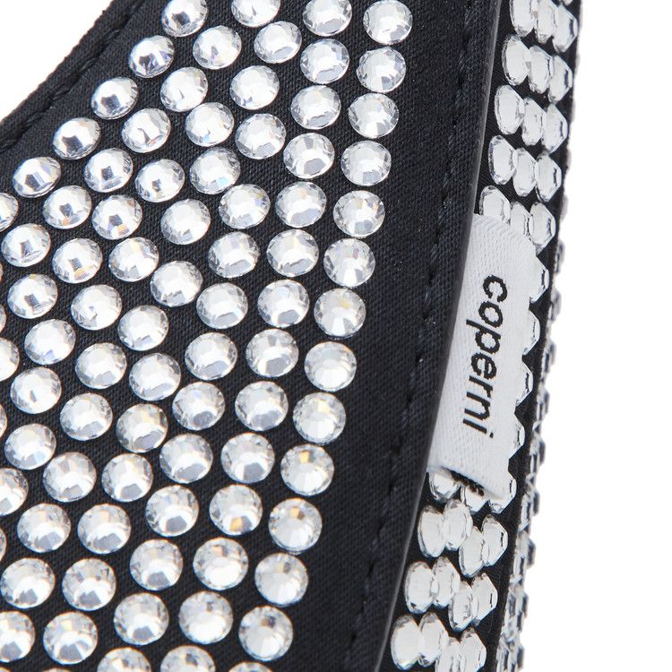 Coperni Crystal Embellished Mini Swipe Bag 'Black Crystal'