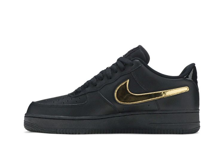 Nike Air Force 1 Low '07 LV8 'Removable Swoosh - Black Gold'