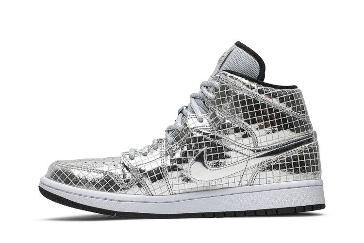 Wmns Air Jordan 1 Mid 'Disco Ball'