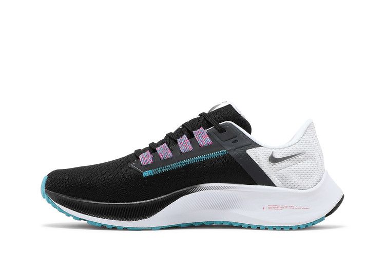Nike Air Zoom Pegasus 38 'Black Metallic Silver'