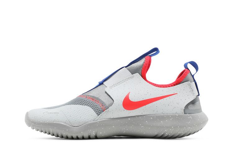 Nike Flex Runner SE GS 'Particle Grey Bright Crimson'