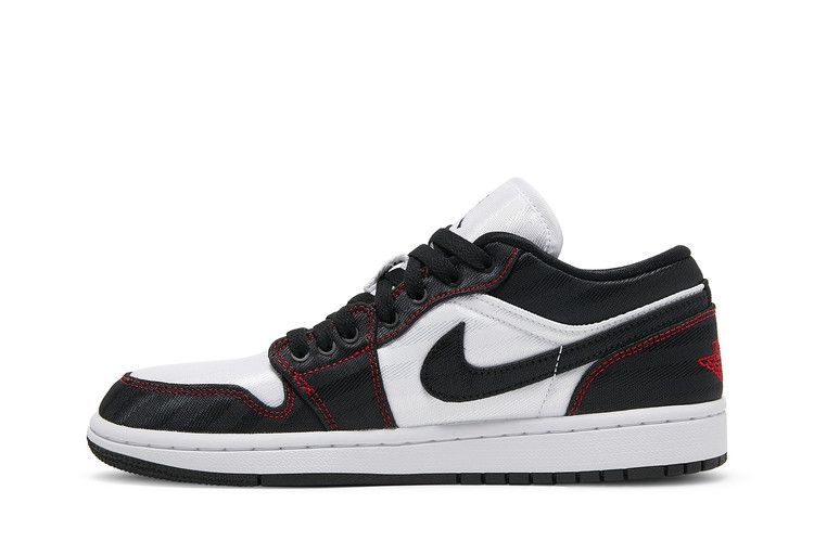 Wmns Air Jordan 1 Low SE Utility 'White Black Red'