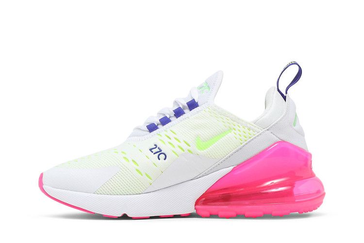 Nike Wmns Air Max 270 'White Pink Blast Volt'