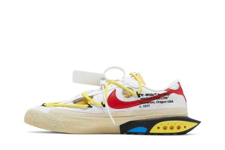 Off-White x Nike Blazer Low 'White University Red'