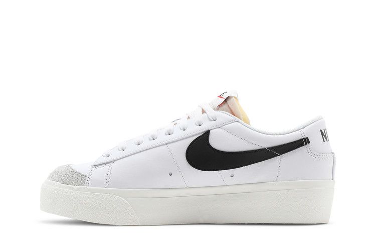 Nike Wmns Blazer Low Platform 'White Black'