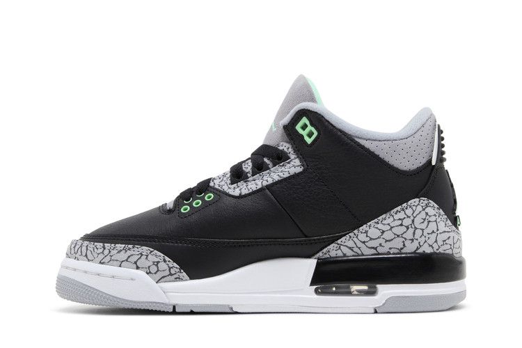 Air Jordan 3 Retro GS 'Green Glow'