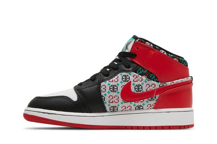 Air Jordan 1 Mid SE GS 'Ugly Christmas Sweater'