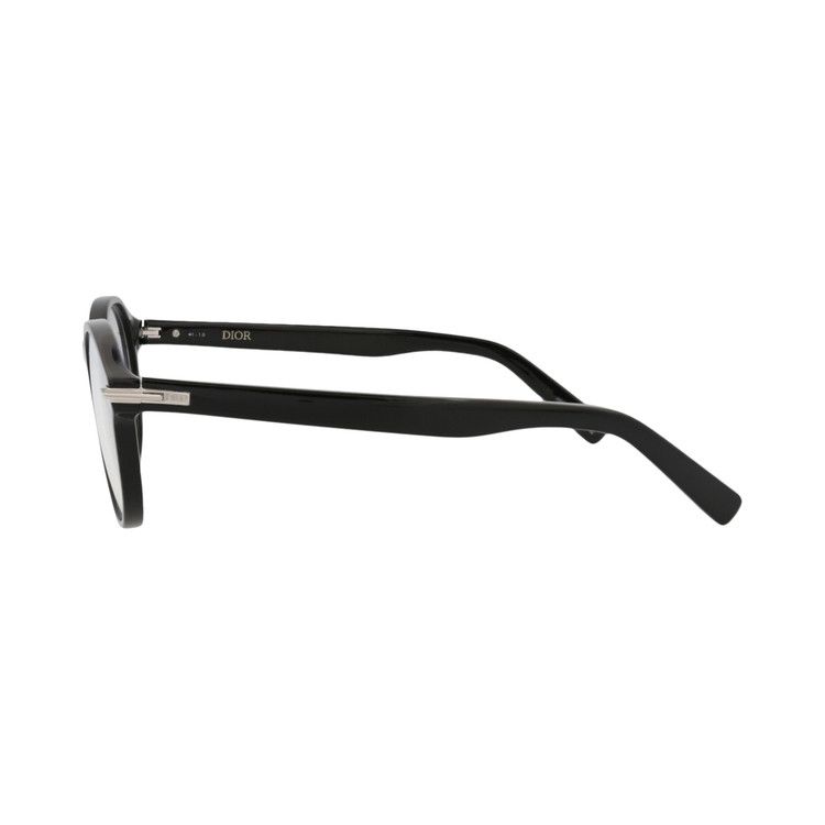 Dior Round Optical Glasses 'Black/Transparent'