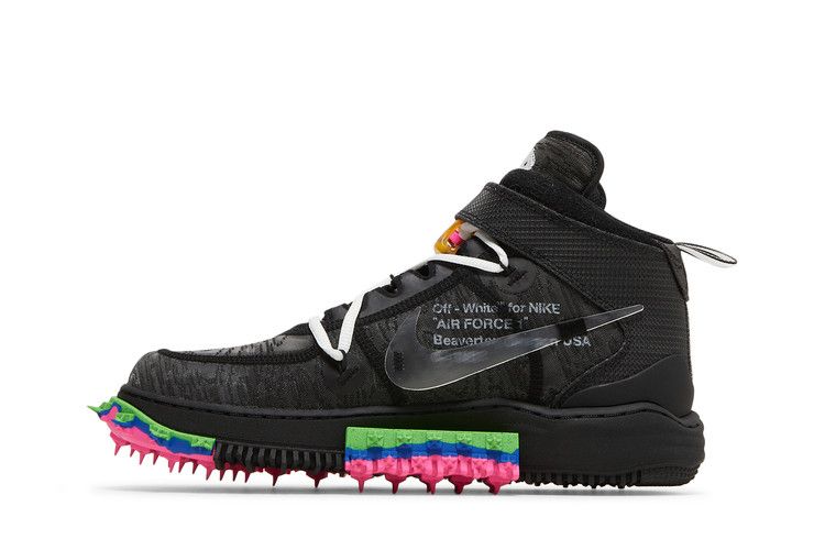 Off-White x Nike Air Force 1 Mid 'Black'