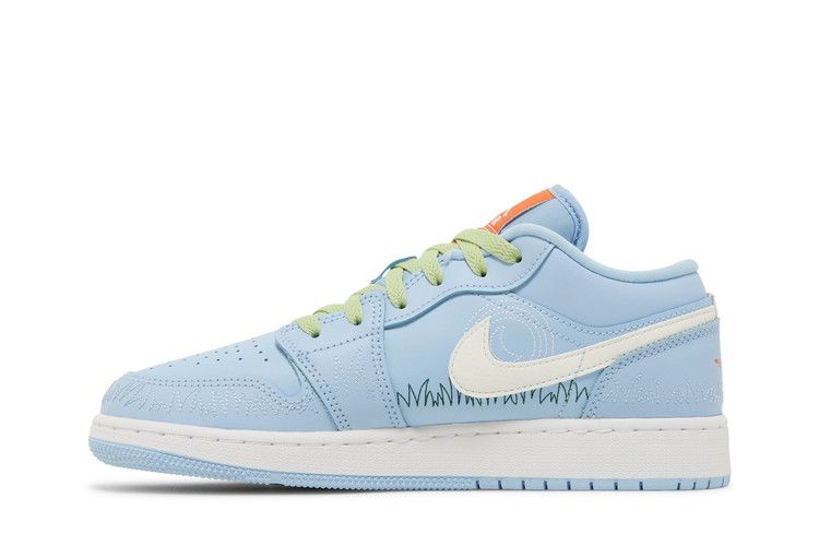 Air Jordan 1 Low SE GS 'Blue Stitch'
