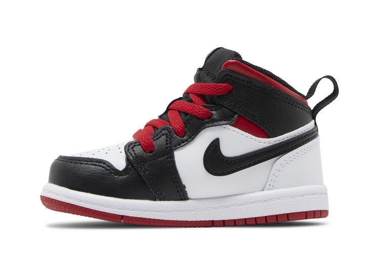 Air Jordan 1 Mid TD 'Gym Red Black Toe'