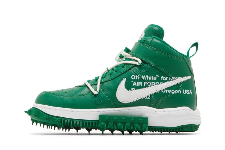 Off-White x Nike Air Force 1 Mid SP Leather 'Pine Green'
