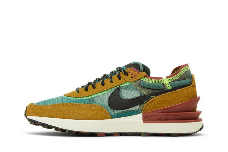 Nike Waffle One SE 'Camo Soles - Golden Moss'