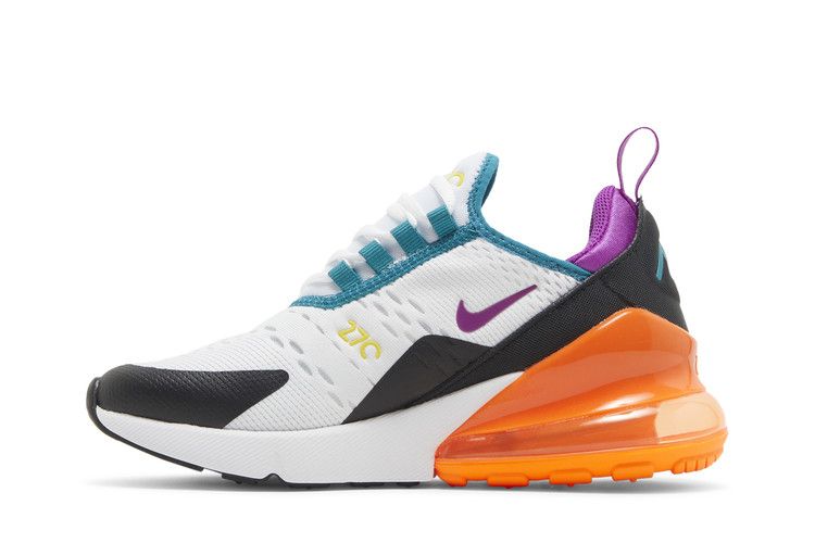 Nike Air Max 270 GS 'White Orange Purple'