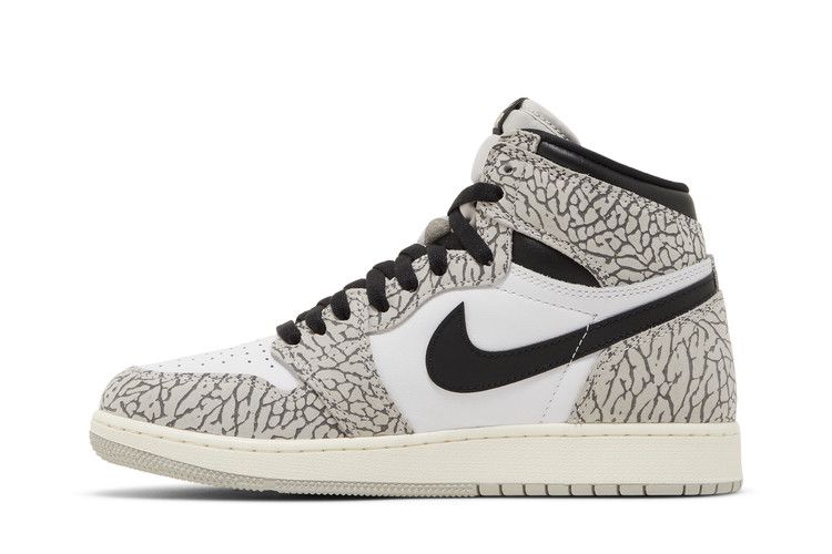 Air Jordan 1 Retro High OG GS 'White Cement'