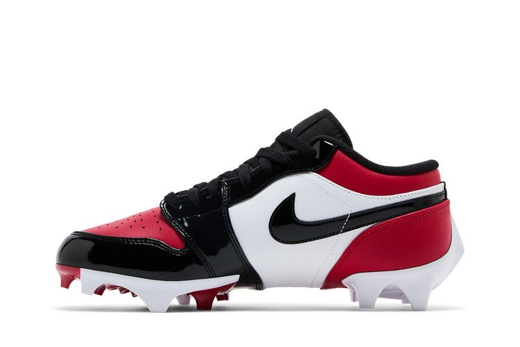 Air Jordan 1 Low TD Cleat 'Bred Toe'