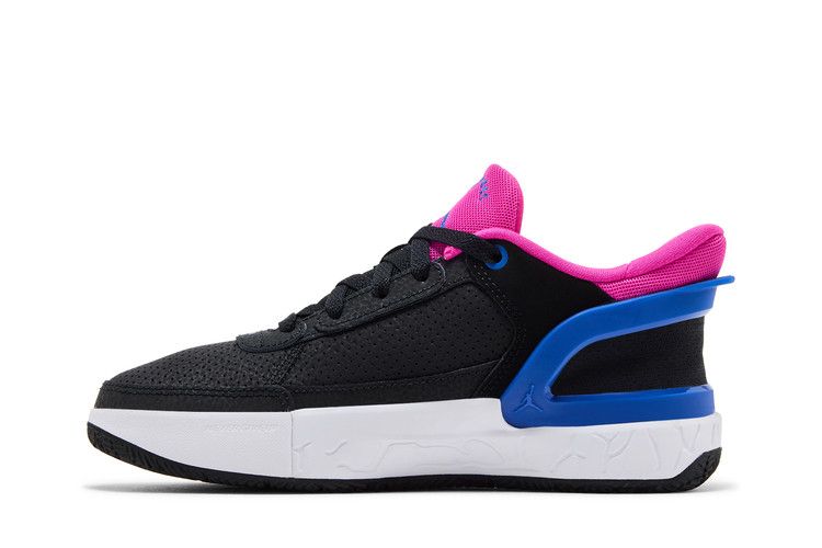 Air Jordan Day 1 EasyOn GS 'Black Fire Pink Royal'