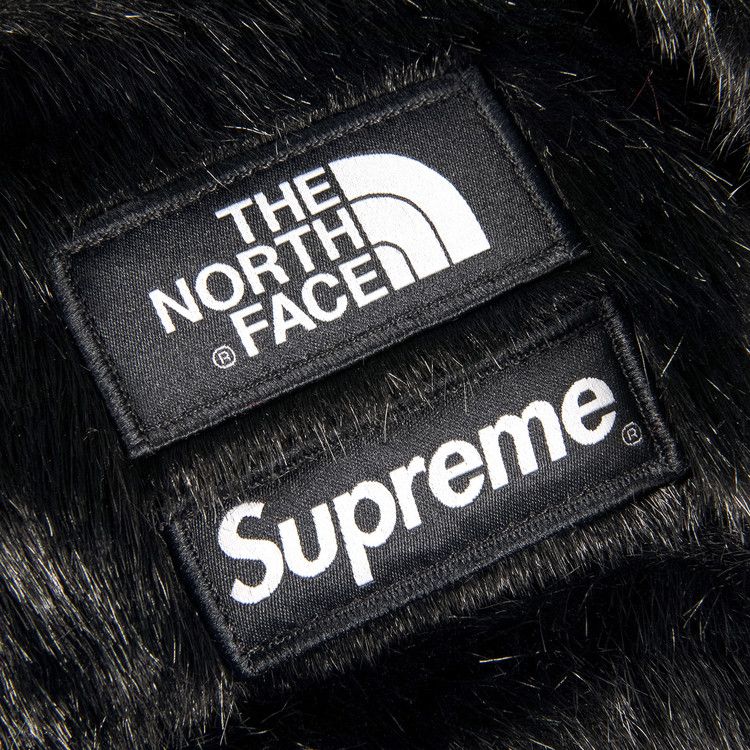 Supreme x The North Face Faux Fur Waist Bag 'Black'