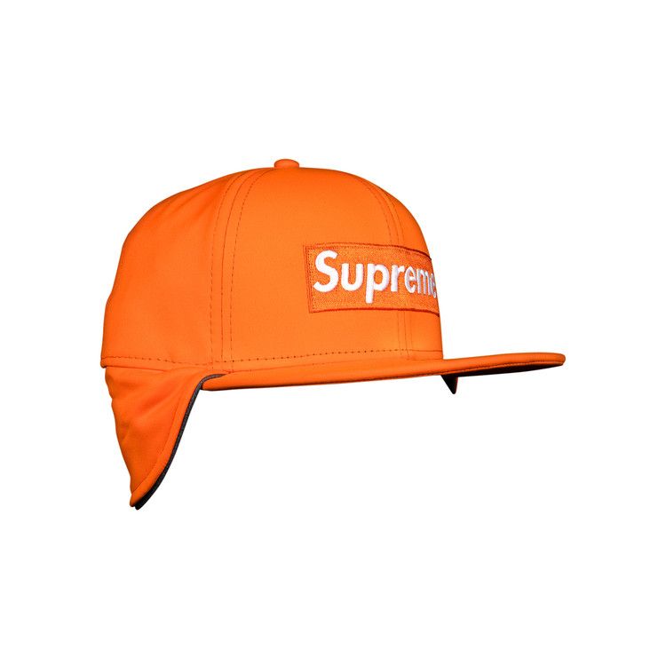 Supreme x WINDSTOPPER Earflap Box Logo New Era 'Orange'