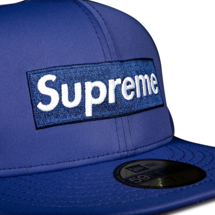 Supreme x WINDSTOPPER Earflap Box Logo New Era 'Washed Navy'