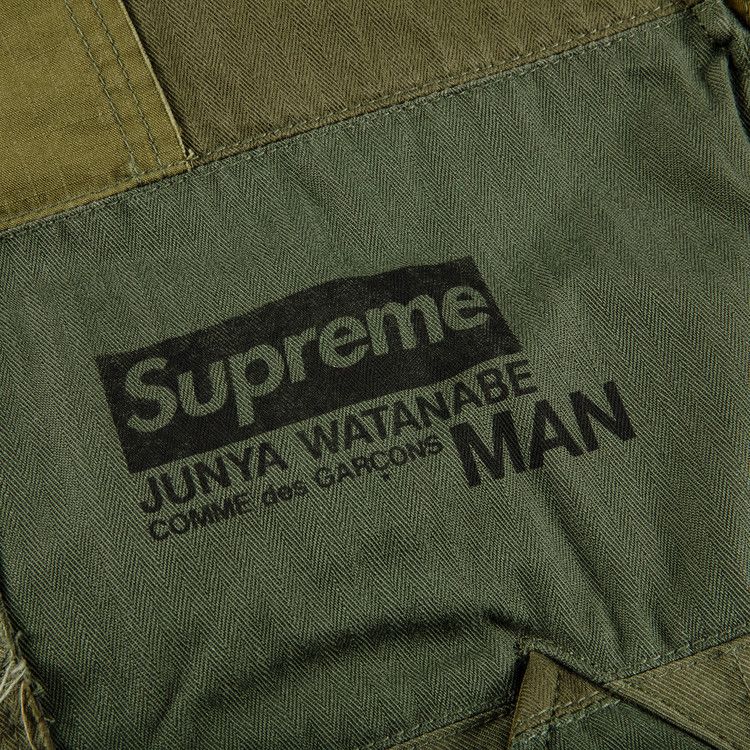 Supreme x Junya Watanabe x Comme des Garçons MAN Patchwork Puffy Jacket 'Olive'