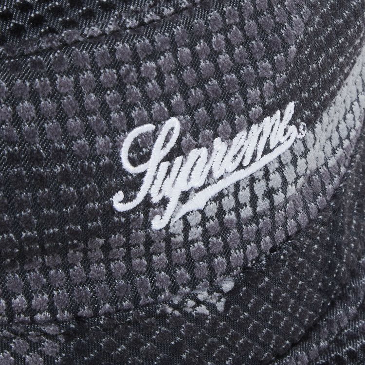 Supreme Camo Grid Velvet Crusher 'Black Camo'