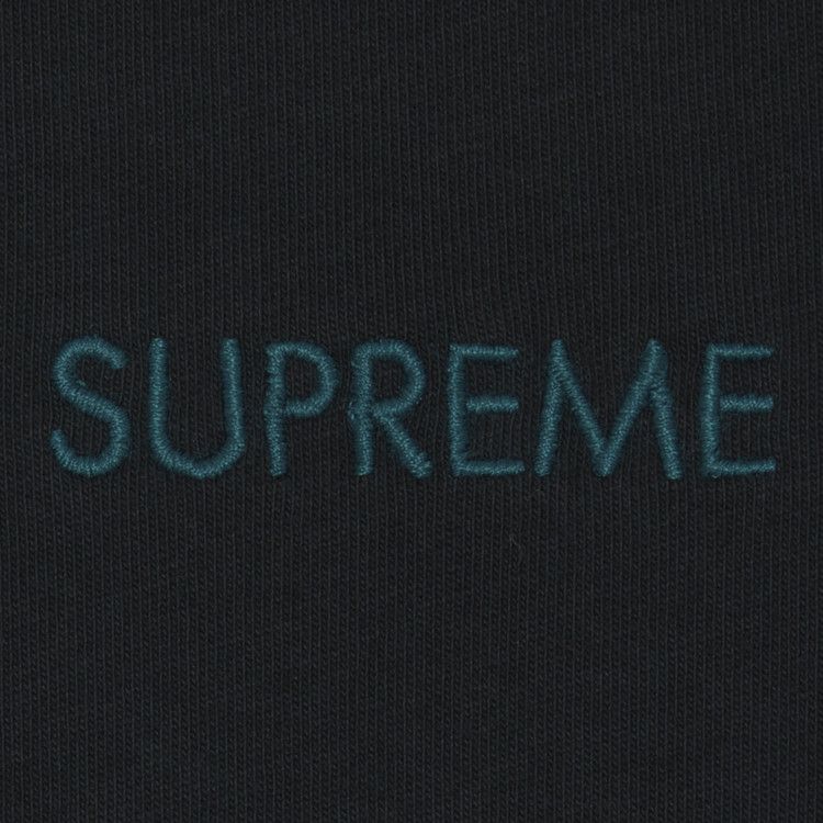 Supreme Washed Capital Short-Sleeve Top 'Black'