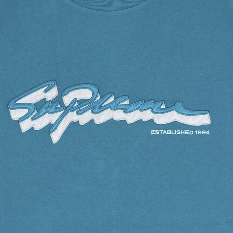 Supreme Shadow Script Short-Sleeve Top 'Teal'