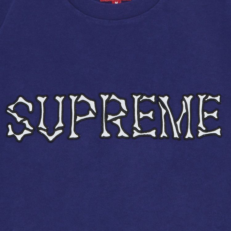Supreme Bones Short-Sleeve Top 'Dark Royal'