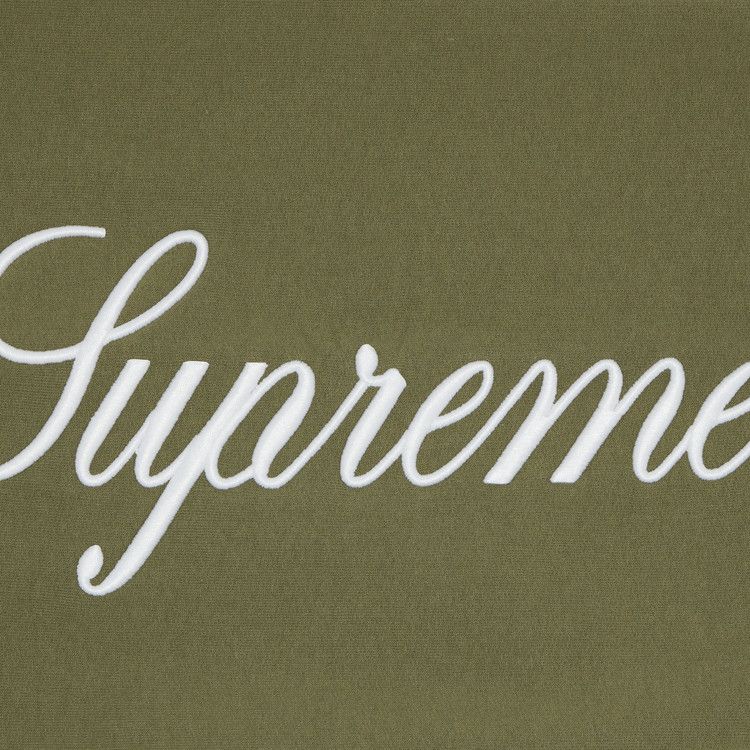 Supreme Raised Script Sweatpant 'Light Olive'