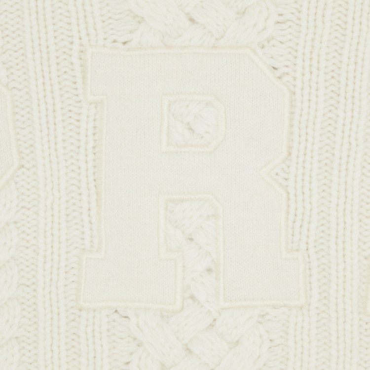 Supreme Appliqué Cable Knit Sweater 'Ivory'