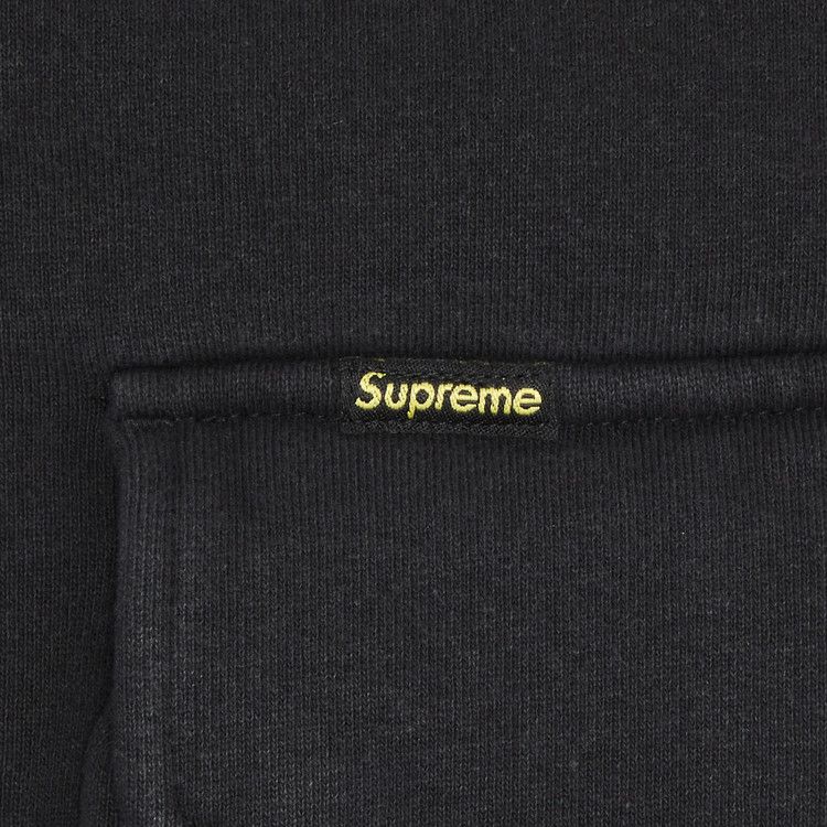 Supreme Cargo Pocket Zip Up Sweatshirt 'Black'