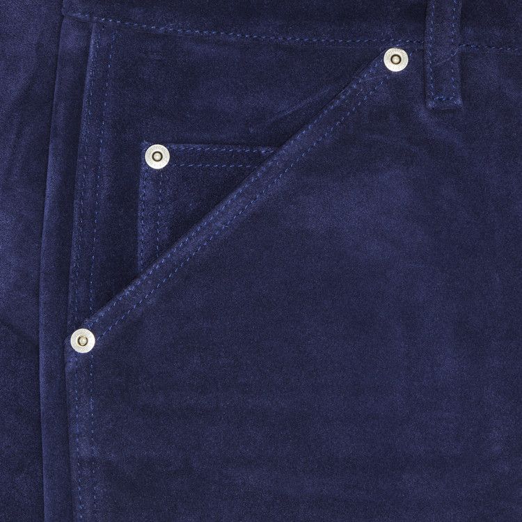 Supreme Suede Double Knee Painter Pant 'Blue'