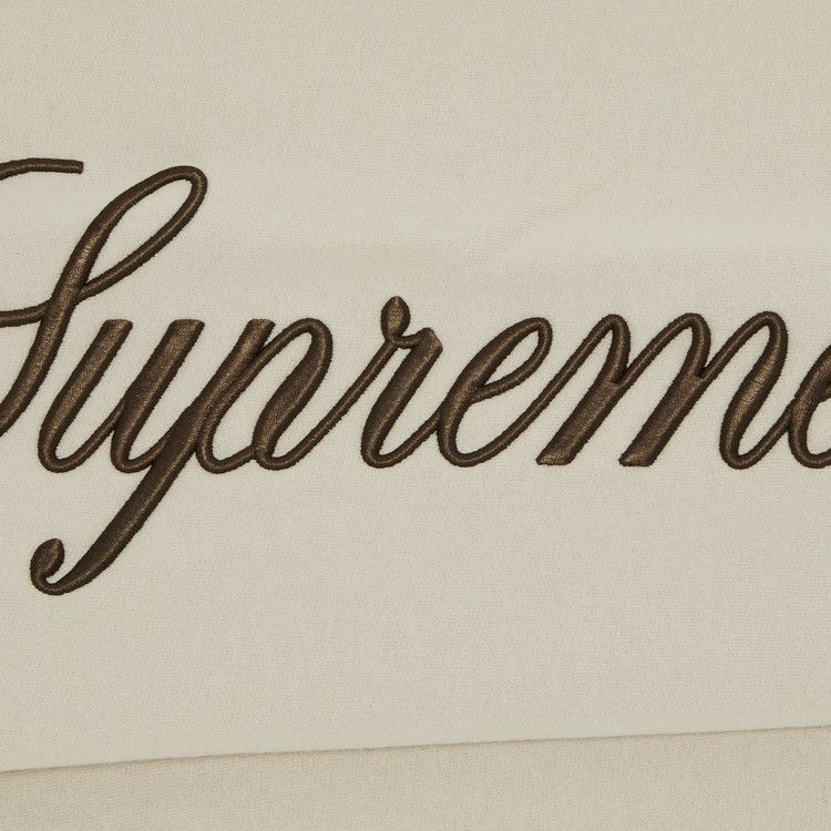 Supreme Embroidered Script Sweatpant 'Stone'