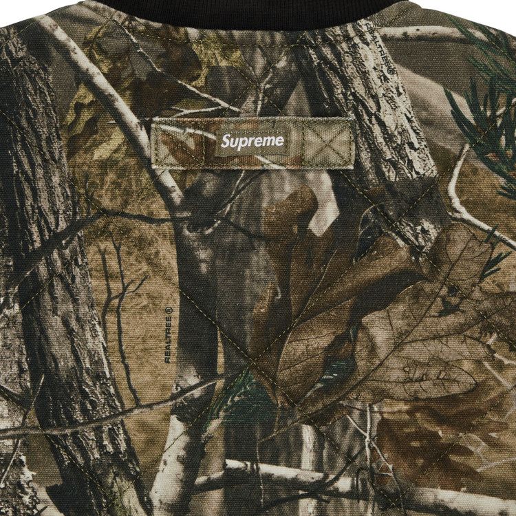 Supreme Zip-Off Sleeve Quilted Bomber Jacket 'Realtree AP Camo'
