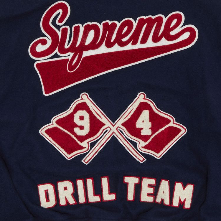 Supreme Drill Team Varsity Jacket 'Navy'
