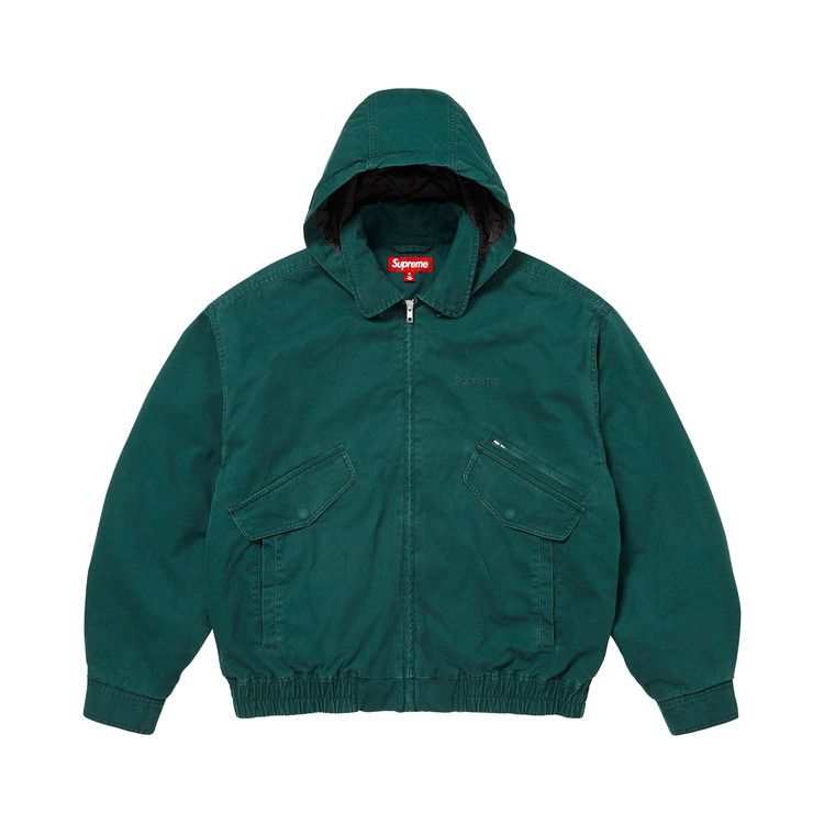 Supreme Hooded Utility Jacket 'Dark Green'