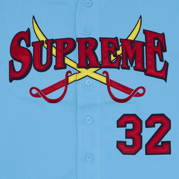 Supreme Swords Baseball Jersey 'Blue'