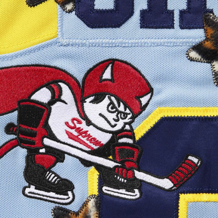 Supreme Fire & Ice Hockey Jersey 'Light Blue'