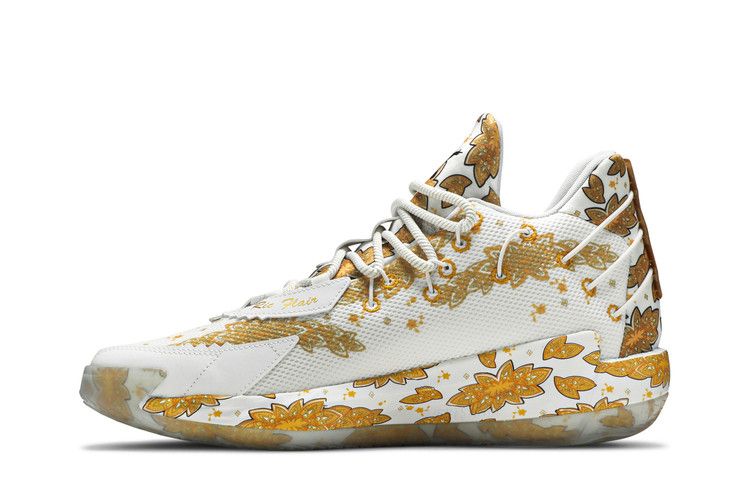 Ric Flair x adidas Dame 7 'White Gold Metallic'